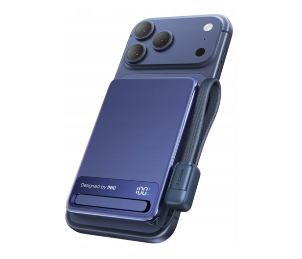 INIU INIU MagPro Slim 5K 5000mAh z kablem USB-C USB-C blue - 1576668 - zdjęcie 2